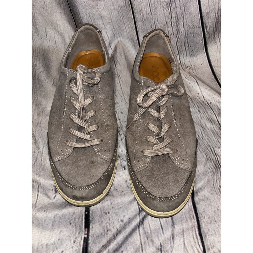 ECCO Street Retro Mens Size 44 (US 10-10.5) Brown Leather Spikeless Golf Shoes